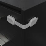 Baby Proofing Child Safety Locks (16 Pack) by Skyla Homes - The Safest, Quickest and Easiest 3M Adhesive Cabinet Latches, No Screws & Magnets, Multi-Purpose for Furniture, Kitchen, Ovens, Toilet Seats