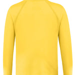 Toddler Boys Swim Shirt Long Sleeve Rash Guard UPF 50+ Sun Protection Shirts for Baby Kids Quick Dry(Yellow,3T)