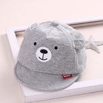Sun Hat for Baby Boy Girl, Soft Cotton Hat for Baby Toddler, Kids Baseball Caps for Little boy Girl Spring Summer Sun hat (3-12 Months, Gray)
