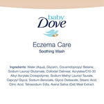 Baby Dove Soothing Baby Body Wash Eczema Care 2 Count To Soothe Delicate Baby Skin No Artificial Perfume or Color, Paraben Free, Phthalate Free 13 oz