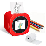 AI Voice Sticker Printer Box for Kids,Inkless Wireless Screen-Free Imagination Printer with Safe Paper Rolls,Portable Thermal Mini Sticker Maker Machine for DIY/Gift/Journal,For Home/School/ Office