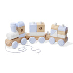 Wooden Jumbo Stacking Train (Natural)