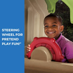 Step2 Play Up Gym Set for Kids, Outdoor Swing Set, Backyard Slide, Swings, Playhouse, & Crawl Space, Two Tier, Easy Set Up, Toddlers Ages 3-6 Years Old