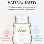 Glass Baby Bottles,Anti Colic Breastfeeding Bottle with Natural Response Nipple Size S,Wide Neck Slow Flow Baby Bottle for Baby,Newborn,Preemie 0-3 0-6 Month,BPA Free (Blue, 1 Pack, 4 Ounce)