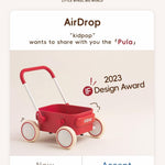 Kidpop PULA 2-in-1 Push and Pull-Along Wagon, Baby Push Walker for First Learner from 7 Month to 4 Year, One Year Birthday Gifts, Sturdy and Safe, Indoors and Outdoors (White)