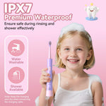 JTF Kids Electric Toothbrush, 5 Gentle Modes with Smart Timer for Ages 3-12