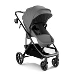 Mompush Wiz Pro 4-in-1 Baby Stroller with Bassinet Mode, Full-Size All-Terrain Premium Stroller from Newborn to Toddler, Snack Tray Included for Easy Feeding & Travel, Lay-Flat in Seconds