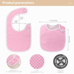 lazyrhino Pack of 7,Baby Bibs,Unisex,Soft and Absorbent,Adjustable,Easy to Use (multi02)
