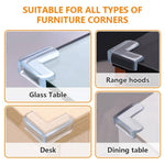 10 Pack Corner Protector Baby, Clear Corner Protectors are Suitable for The Edges of Furniture and Tables,Table Corner Covers Baby Safety