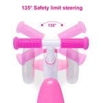 Baby Balance Bike 1 Year Old, Toddler Bike for One Year Old Girl Birthday Gift, 1-3 Years Toddler First Bike with No Pedal & Silence Wheels, Ride on Toy Gifts for 1 Year Old Girl