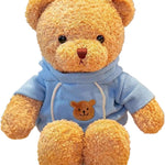 11.8 inches Teddy Bear Stuffed Animals Soft Plush Cute Teddy Bear Doll for Boys Girls (Red)