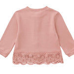 Baby Toddler Girls Cardigan Sweater Dress Cover Up Long Sleeve Knit Bolero Shrug Jacket Spring Embroidery Outwear Tops Pink