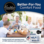 Healthier Comforts Organic Whole Milk Powder | Certified USDA Organic Powdered Milk | Kosher, Gluten Free, Non-GMO Dry Milk Powder Whole Milk | Dried Milk w/ Resealable Packaging, Shelf Stable Milk 21oz