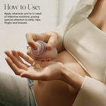 Evereden Golden Belly Serum, 1.7 fl oz. & Nourishing Stretch Mark Cream 4.0 fl oz. | 2 Item Bundle Set | Maternity Skincare