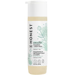 Honest sensitive shampoo and body wash bottle on a white background