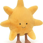Jellycat Amuseables Sun Stuffed Toy, Medium 12 inches - Sun Plush - Fun Gift Idea