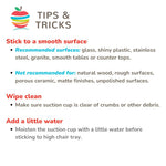 Grapple Suction Cup High Chair Toys Holder | 3 Toy Tethers Keep Toys from Falling | Holds Teethers, Toys, Snack Cups | for Babies 6-12 Months | Perfect for Travel and Restaurant