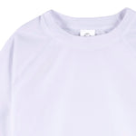 Gerber Unisex Baby Toddler UPF 50+ Long Sleeve Rashguard Swim Rash Guard Shirt, White, 3-6 Months US