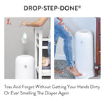 Prince Lionheart My Twist’R Diaper Pail with Refill Bags Included - Hands Free Patented Design Completely Eliminates Odors - Easy to Use, Customize to Match Nursery