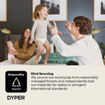 DYPER Toddler Training Pants 5T-6T for Boys & Girls Hypoallergenic,Unscented, Plant-Based & Perfect for Sensitive Skin, Leakproof Potty Training Pants for Day & Overnight Protection