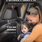 LISEN Tablet iPad Holder for Car Mount Headrest Must Have, iPad Car Holder Back Seat Travel Accessories Long Road Trip Essentials for Kids Black