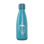 Chicco Stainless Steel Kids Water Bottle 4+ Years, 12oz Insulated Travel Bottle with Leak-Proof Twist Lid, Sweat-Free Design, Slim Size, BPA-Free, Teal