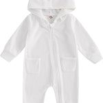 Ledy Champswiin Fall Baby Clothes Newborn Boy Girl Hoodie Romper Long Sleeve Jumpsuit Winter Infant One Piece Outfit