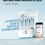 Papablic Baby Bottle Sterilizer and Dryer Pro, Esterilizador De Biberones, Electric Steam Sterilizer for Baby Bottles, Pacifiers, and Pump Parts, Large Capacity 10 Bottles