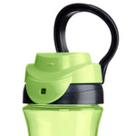 Chicco My Tumbler Toddler Sippy Cup for 2+ Years, 12oz Spill-Proof when Closed Water Bottle with Free-Flow Spout, Flip-Up Carry Handle, Easy Grip, BPA Free, Green