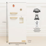 Le Toy Van – Wooden Stand Alone Fridge Freezer Set | Grand Free Standing Refrigerator & Freezer with Accessories Pretend Play Set – Suitable for 36+ Months