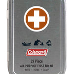 Coleman All Purpose Mini First Aid Kit - Compact & Affordable Emergency Preparedness with First Aid Assortment - 27 Pieces – Travel Friendly