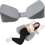 30°Adjustable Pregnancy Pillow – Portable Travel Maternity Pillow Wedge with Washable Cover, Relief Back, Belly & Hip Pressure, Ideal for Side Sleeping Pregnant Women
