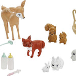 Barbie Vet Doll & Playset, Animal Rescuer Theme with 8 Wildlife Figures, Treehouse, Care Station, Rope Bridge & Accessories
