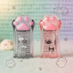 2Pcs Pink&Grey Cute Cat Paw Pencil Sharpener, Kawaii School Supplies Student Prize Kids Gift Pencil Sharpener Cat Schools Supplies for Kids Girls Lovers Office Home Pencil Sharpeners