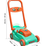 Kids Lawn Mower with Realistic Grass-Cutting Action and Sounds – No Batteries Required | Fun Outdoor Push Toy, Birthday Gift & Holiday Present for 3, 4, 5, 6, 7, 8 Year Old Boys and Girls (Green)