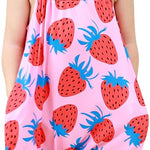Toddler Baby Girls Romper Sleeveless Jumpsuit Summer Clothes Adjustable Tie-Up Strap with Pocket Headband 1-5T