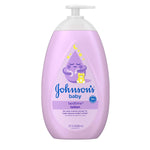 Johnson's Baby Bedtime Lotion, Soothing NaturalCalm Aromas, Gentle Nighttime Baby Lotion, Helps Relax & Soothe, Hydrating, No added Parabens & Dyes, 27.1 fl. oz