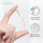 Cubble Baby Tongue Cleaner, 60pcs, Disposable Infant Toothbrush, Hygiene Oral Care Oral Wipes for Baby and Infant
