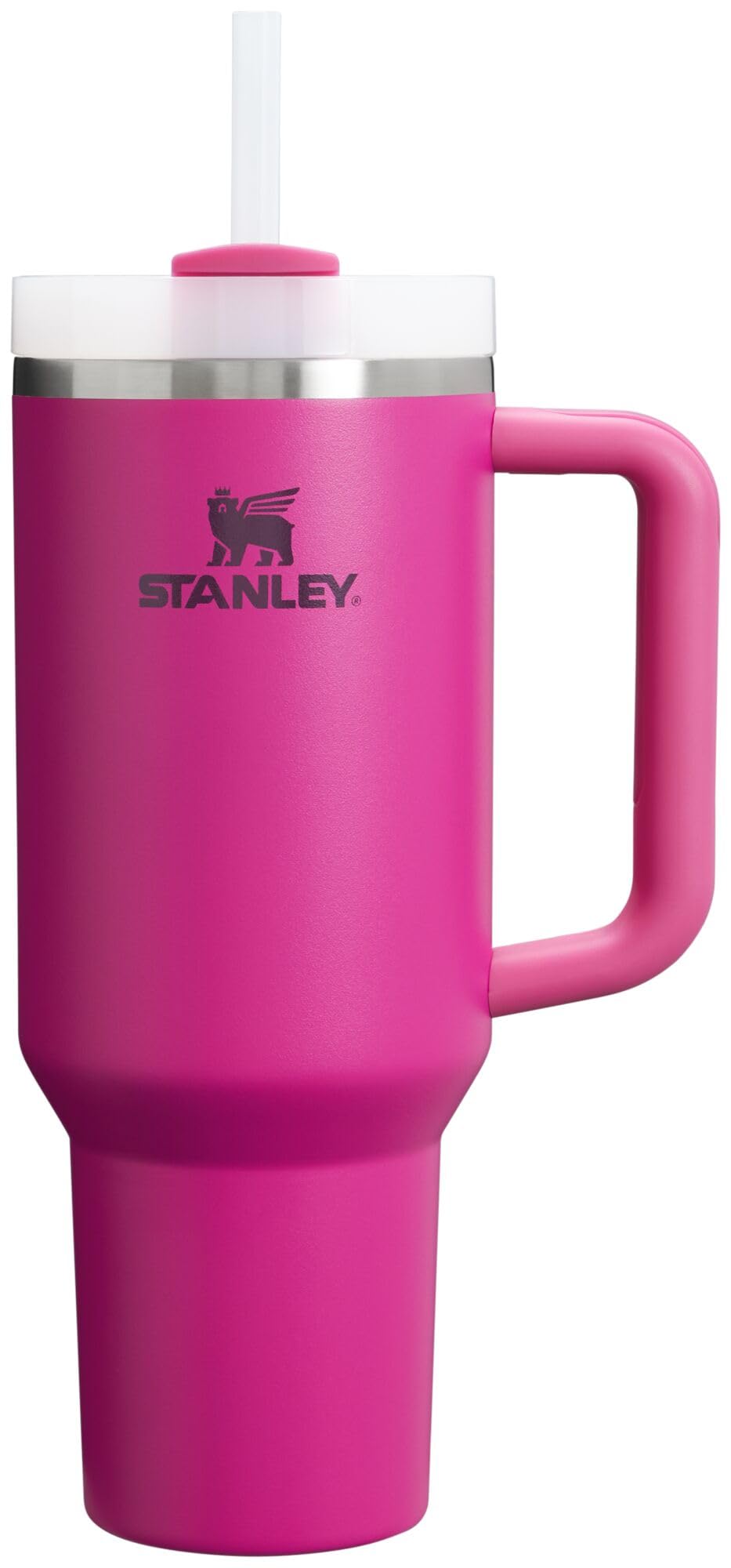 Stanley Quencher H2.0 FlowState Stainless Steel Vacuum Insulated Tumbler with Lid and Straw for Water, Iced Tea or Coffee, Smoothie and More, Rose Quartz 2.0, 30 OZ / 0.89 L