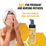 BELLA B Foaming Face Wash 4 oz - Pregnancy Safe Face Wash - Tea Tree Foaming Face Wash Made with Organic Ingredients - Use Twice Daily for Clear Skin