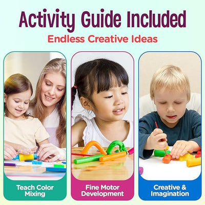 Hygloss Play Modeling Dough - 2lb. - Easter Basket Stuffer - Unscented Dough - Safe & Non-Toxic for Kids Arts & Crafts - Party Favors - Classroom Supplies, Pink and Red