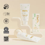 EllaOla Organic Protective Baby Diaper Rash Cream for Sensitive Skin - 14% Zinc Oxide Rash Ointment Cream Soothes Irritation, Protects from Chafing and Inflammation, Fragrance Free | 3 fl. oz.