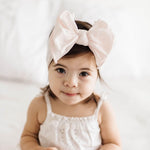 Baby Bling 2PK FAB-BOW-OUS®: rose quartz + ballet pink
