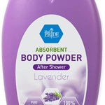 MED PRIDE 100% Talc-Free Cornstarch Dusting Powder for Women Paraben-Free Soothing Odor & Moisture Protection (Lavender 13 Ounce (Pack of 1))