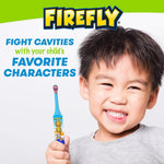 FIREFLY Clean N' Protect, Sonic The Hedgehog Toothbrush with 3D hygienic Cover, Premium Soft Bristles, Anti-Slip Grip Handle, Battery Included, Ages 3+, 3 Piece Set (Pack of 1)