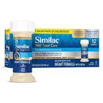 Similac 360 Total Care infant formula packaging with bottles on a white background