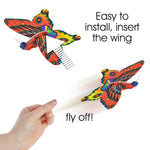 ArtCreativity Foam Butterfly Gliders for Kids, Set of 12, Kids’ Flying Toys in Assorted Designs, Outdoor Toys for Boys and Girls, Princess Party Favors, Goody Bag Fillers, Classroom Teacher Rewards