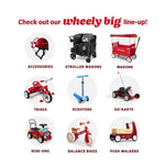 Radio Flyer 4-in-1 Stroll 'N Trike, Ages 1-5, Toddler Tricycle & Stroller, Foam Tires, Push Handle, UV Canopy, Removable Tray & Seatbelt, Amazon Exclusive