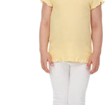 Cudlie 5-Pack Toddler/Baby Girl Short Sleeve Tops - Premium Quality Shirt Tops for Lightweight Comfort and Style.