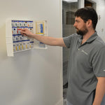 First Aid Only 1000-FAE-0103 SmartCompliance 50-Person OSHA Compliant First Aid Kit for Business, Large Plastic First Aid Cabinet with Medications, 245 Pieces